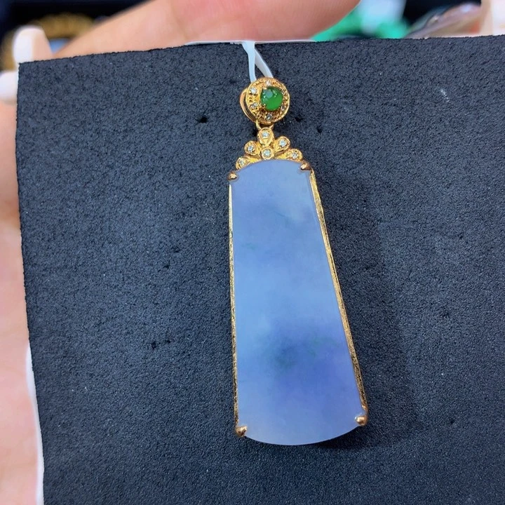 18K金镶嵌手串翡翠翡翠