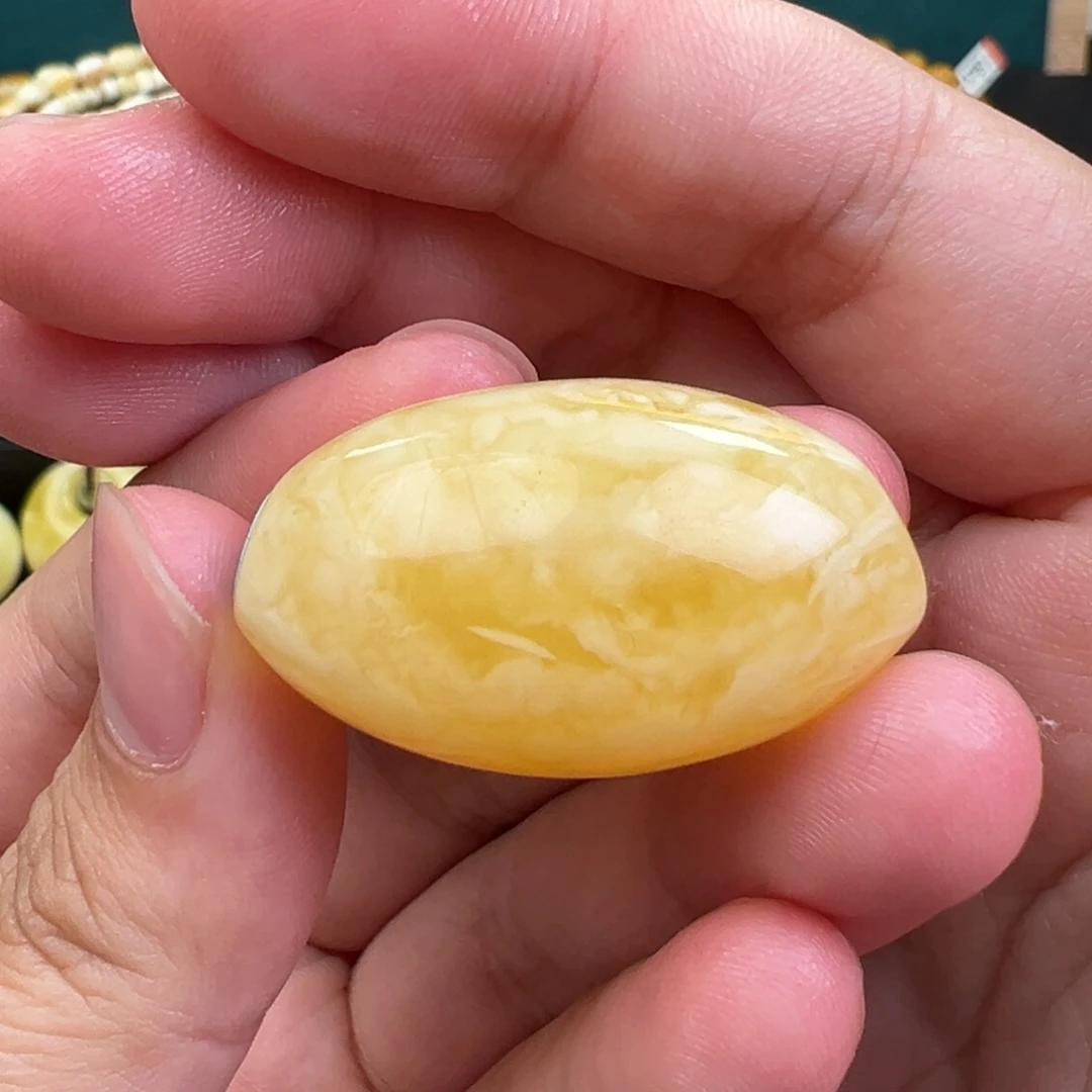 琥珀手链未镶嵌马蹄珠