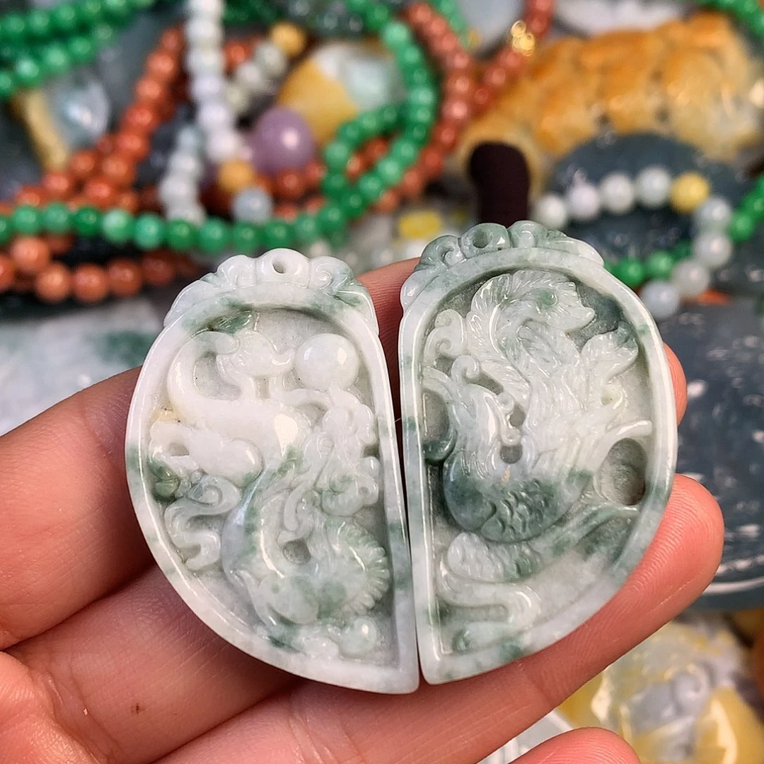 翡翠未镶嵌颈饰天然翡翠