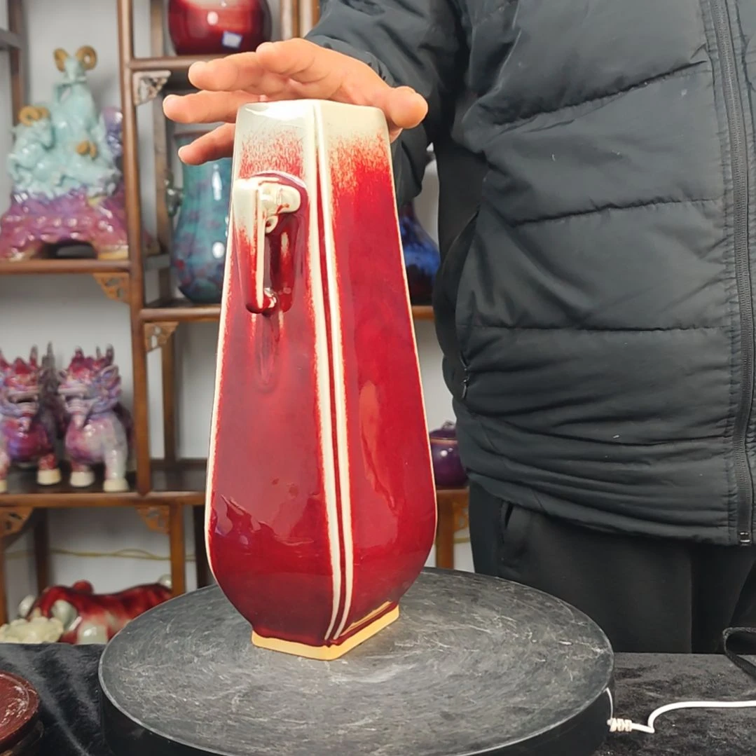 摆件神后镇钧瓷摆件