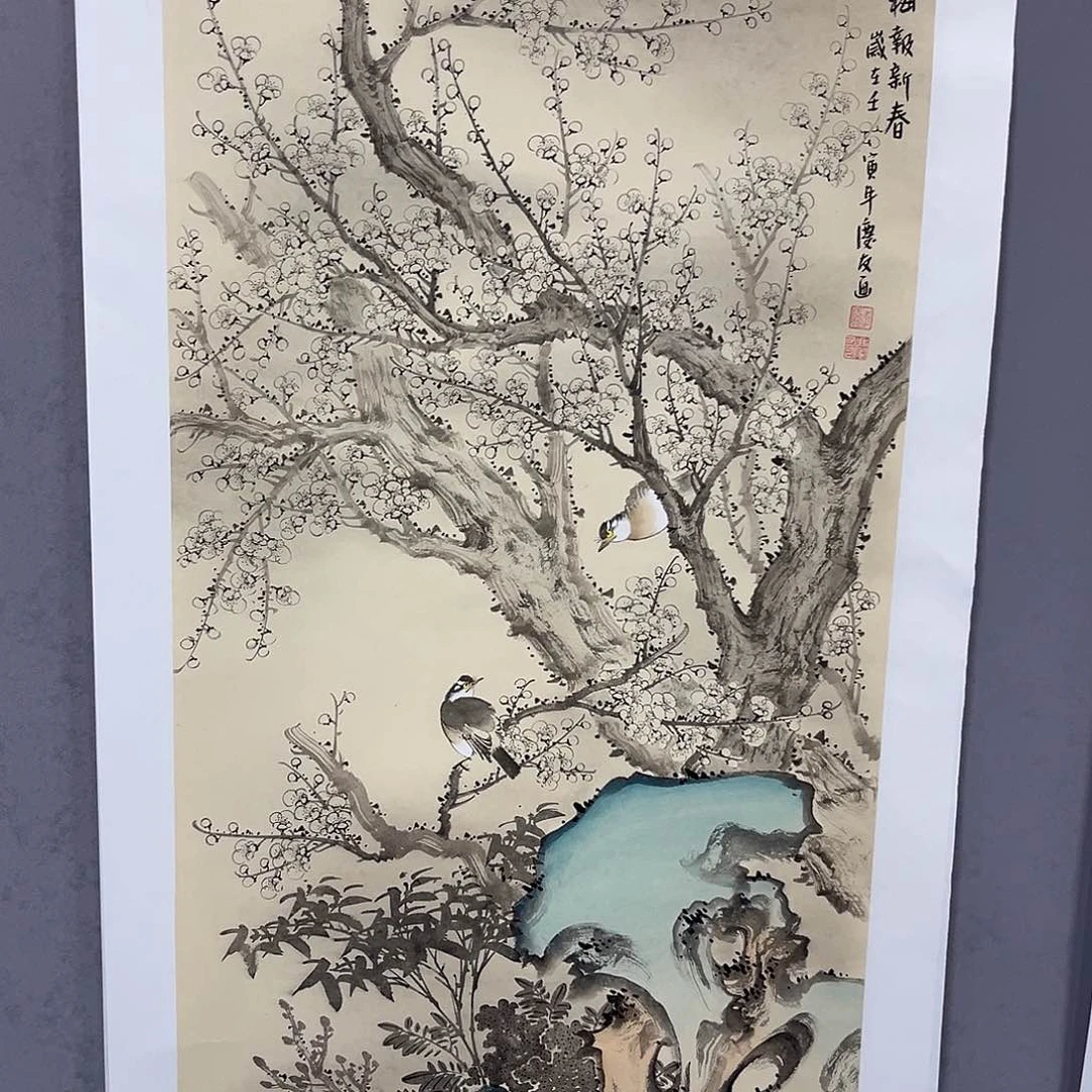 国画国画老师手绘作品