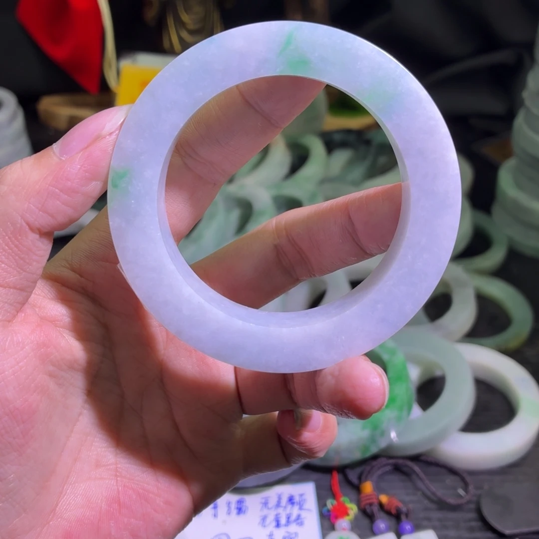 定制翡翠未镶嵌天然翡翠A货毛胚手镯定制