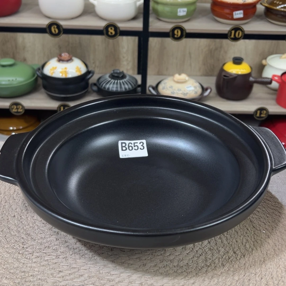 【闪购商品】口径28.5厘米砂锅微瑕疵品653