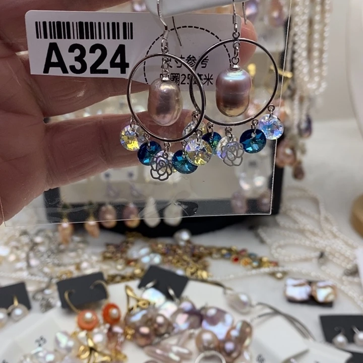 淡水珍珠合金颈饰324