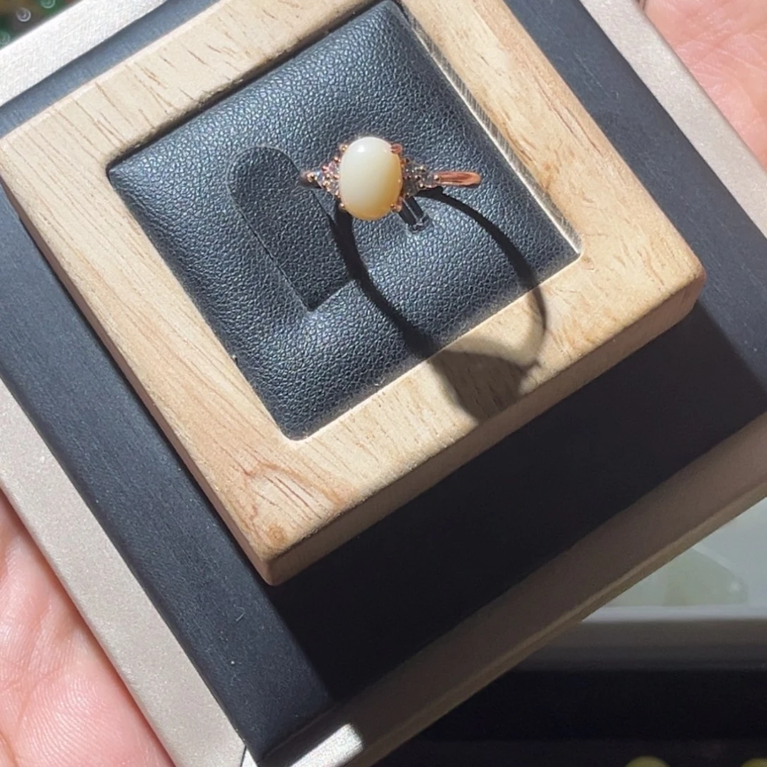 和田玉银S925镶嵌珠宝半成品