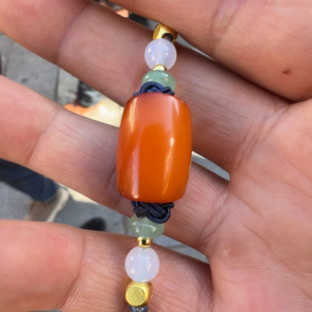 琥珀未镶嵌颈饰拉萨强扎西藏传推荐一件