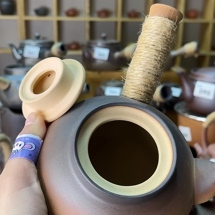 砂铫壶侧把650ml瑕疵款壶盖壶嘴也有点