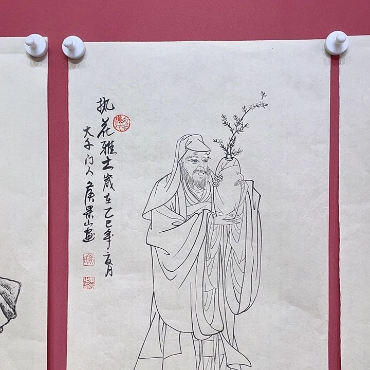 国画侯老师手绘作品