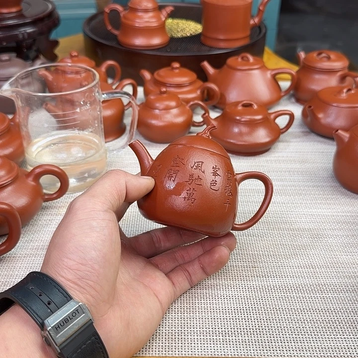 藏***智壶紫砂全手工制作瓜趣