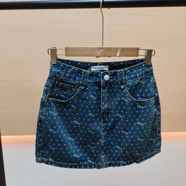 66552波点印花设计感半裙5a2