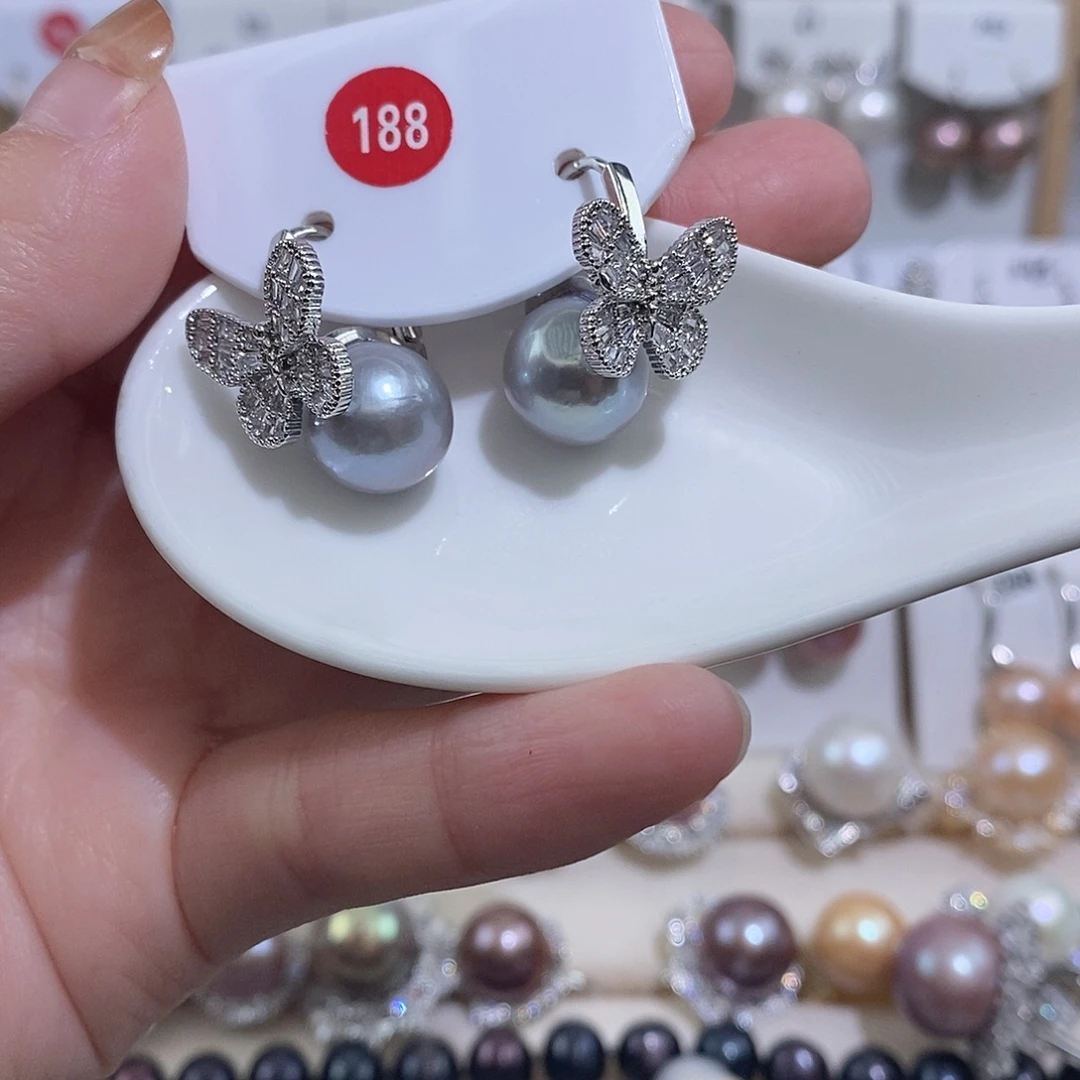 耳饰未镶嵌淡水珍珠w11.5