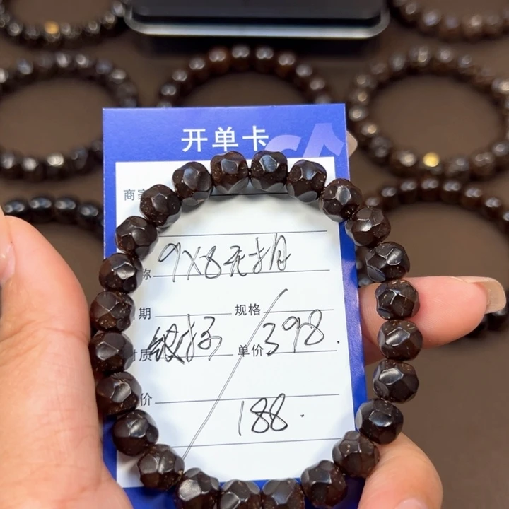 椰蒂手串9x8无相一物一图椰蒂带标