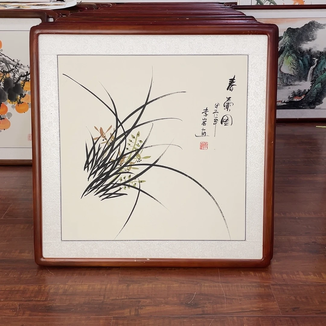 国画带框尺寸63*63厘米