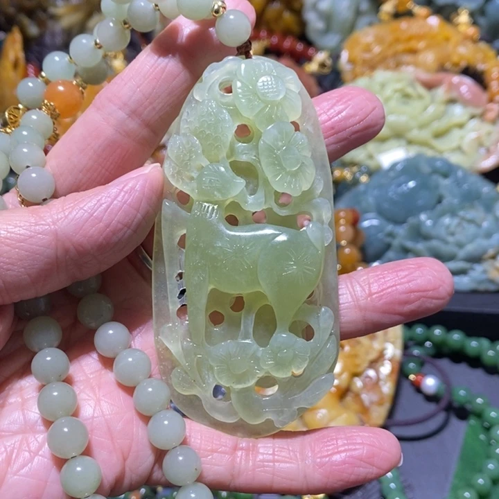 岫玉岫玉吊坠未镶嵌