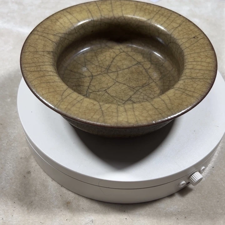 摆件登**遠折沿洗纯手工制作