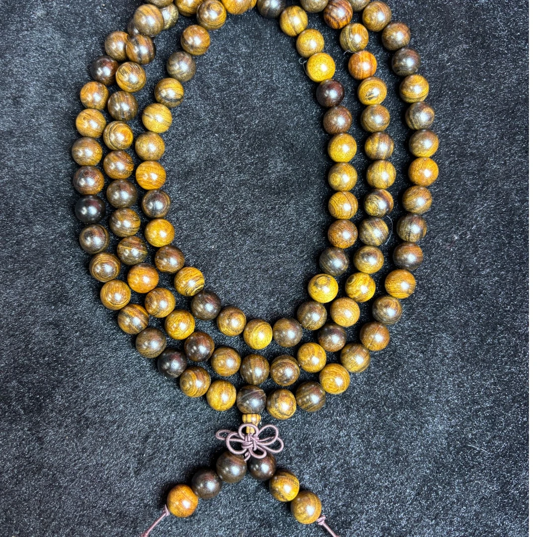 【三三文创】达拉1.0*108多圈手串005