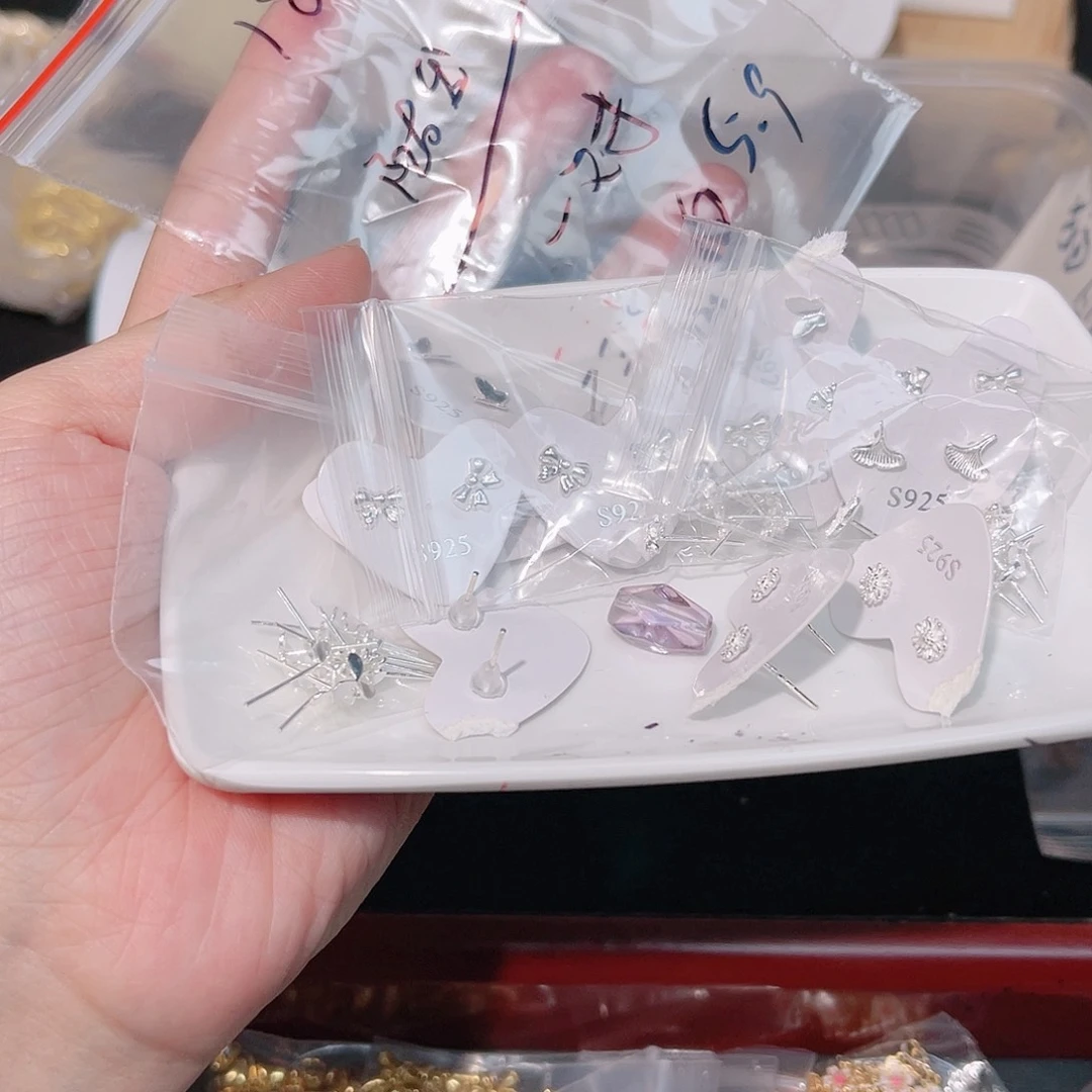 紫晶珠宝半成品银S925镶嵌186