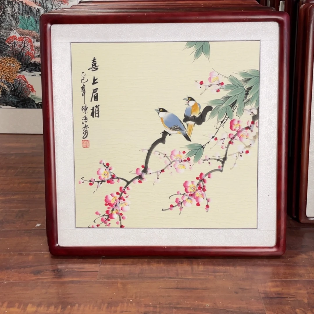 国画带框尺寸63*63厘米