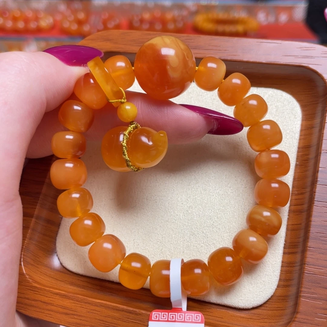 手链蜜蜡未镶嵌手串