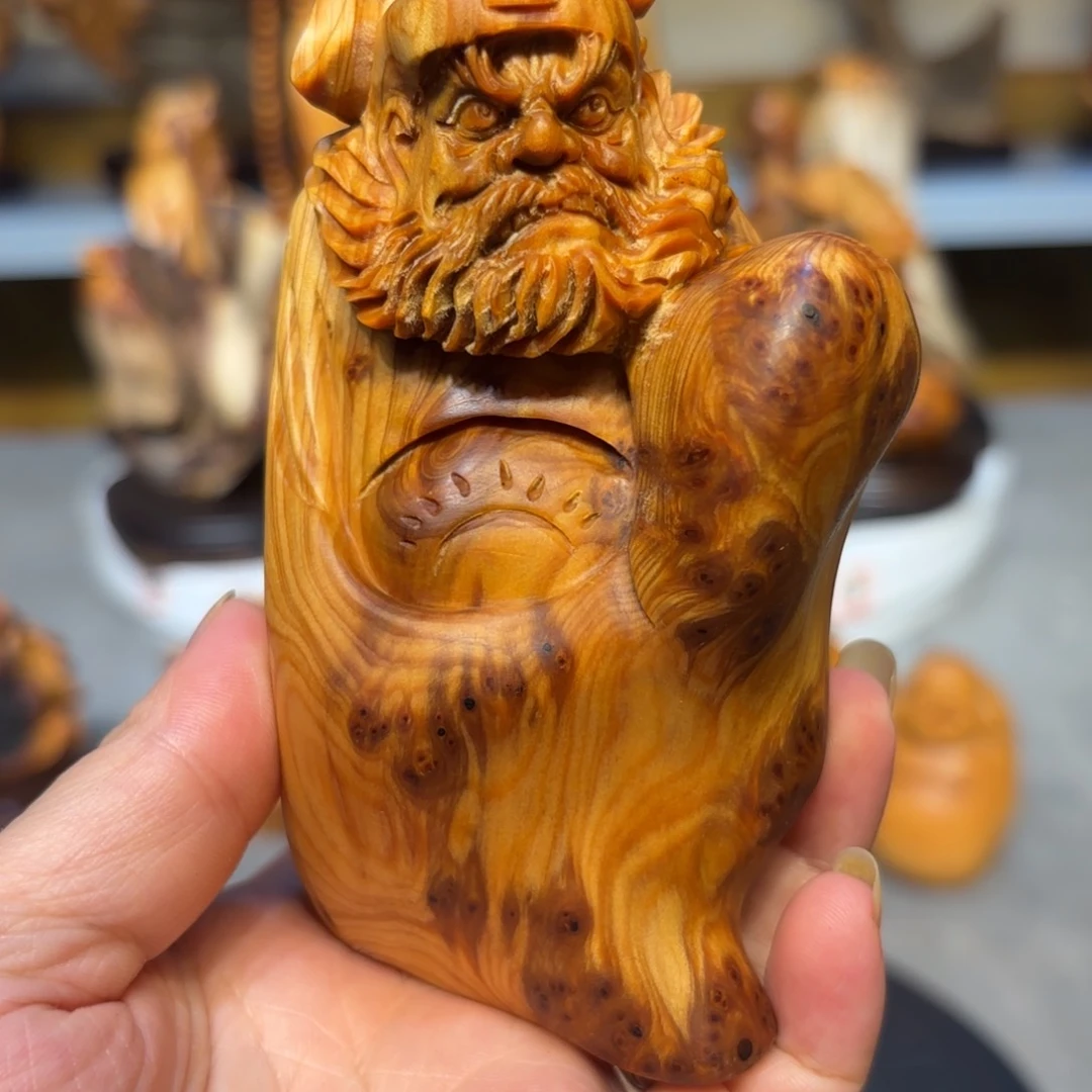 木C****e太行崖柏钟馗摆件