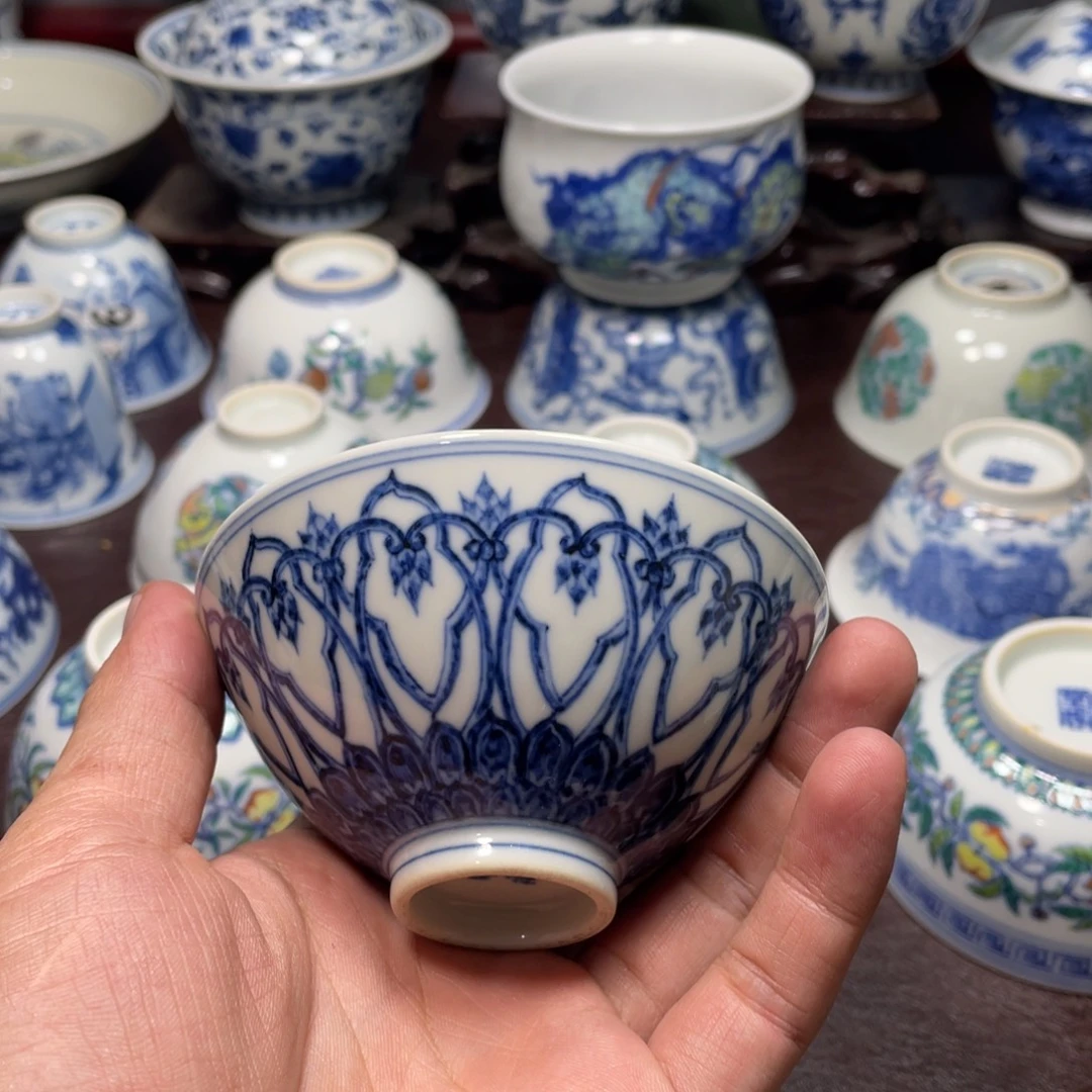 马***鹿杯景德镇陶瓷现代手工陶瓷茶具
