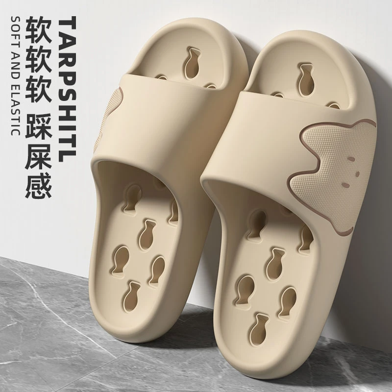 浴室拖鞋男2025新款室内居家静音镂空漏水速干防滑洗澡凉拖鞋女士