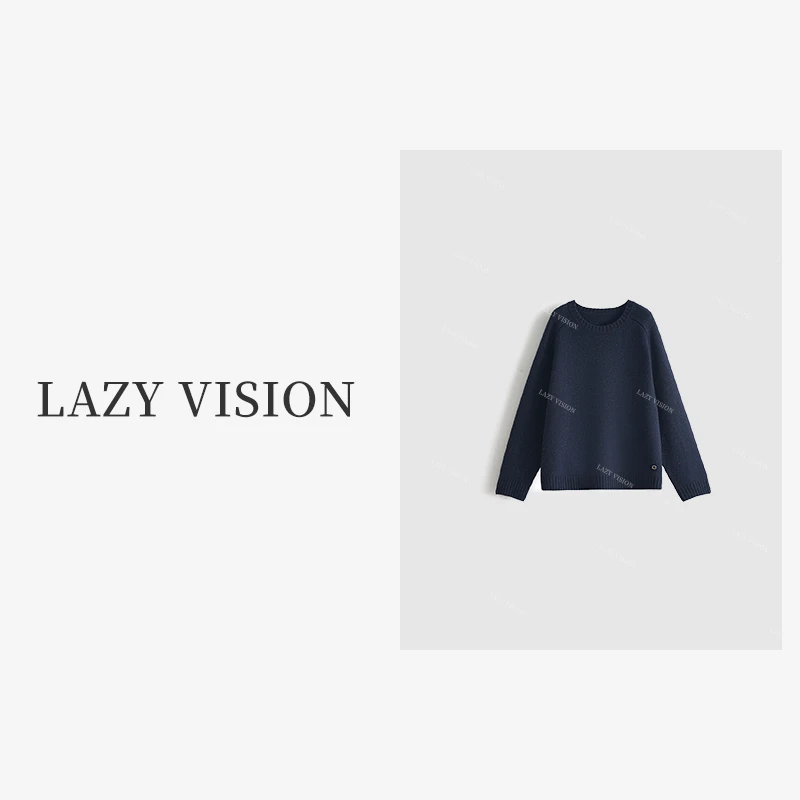 LAZYVISION羊绒圆领毛衣ZMD-18837