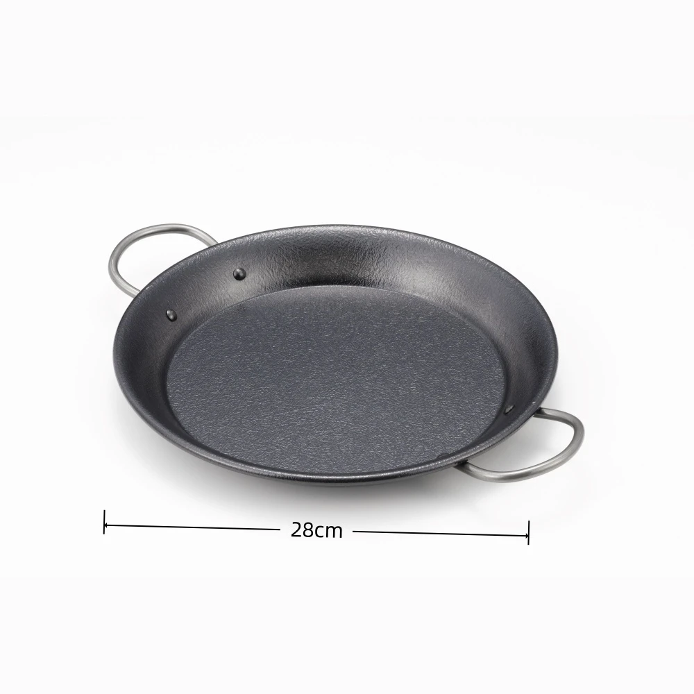 YOSHIKAWA吉川户外日本原装进口高纯铁无涂层不粘亲子孕妇煎锅