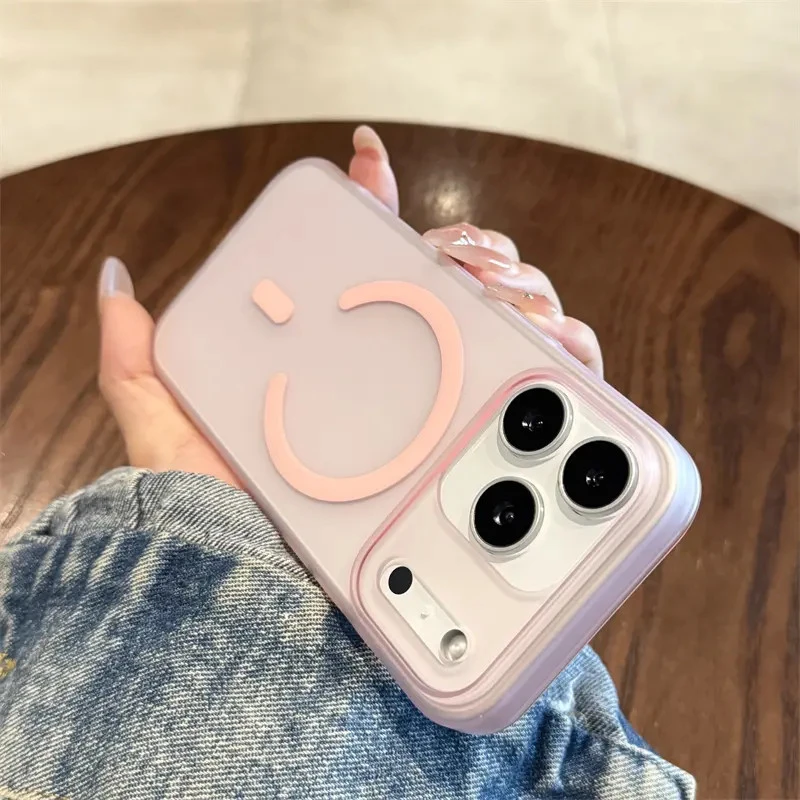 适用苹果17promax手机壳新款iphone17磁吸17pro高级感air粉色16薄