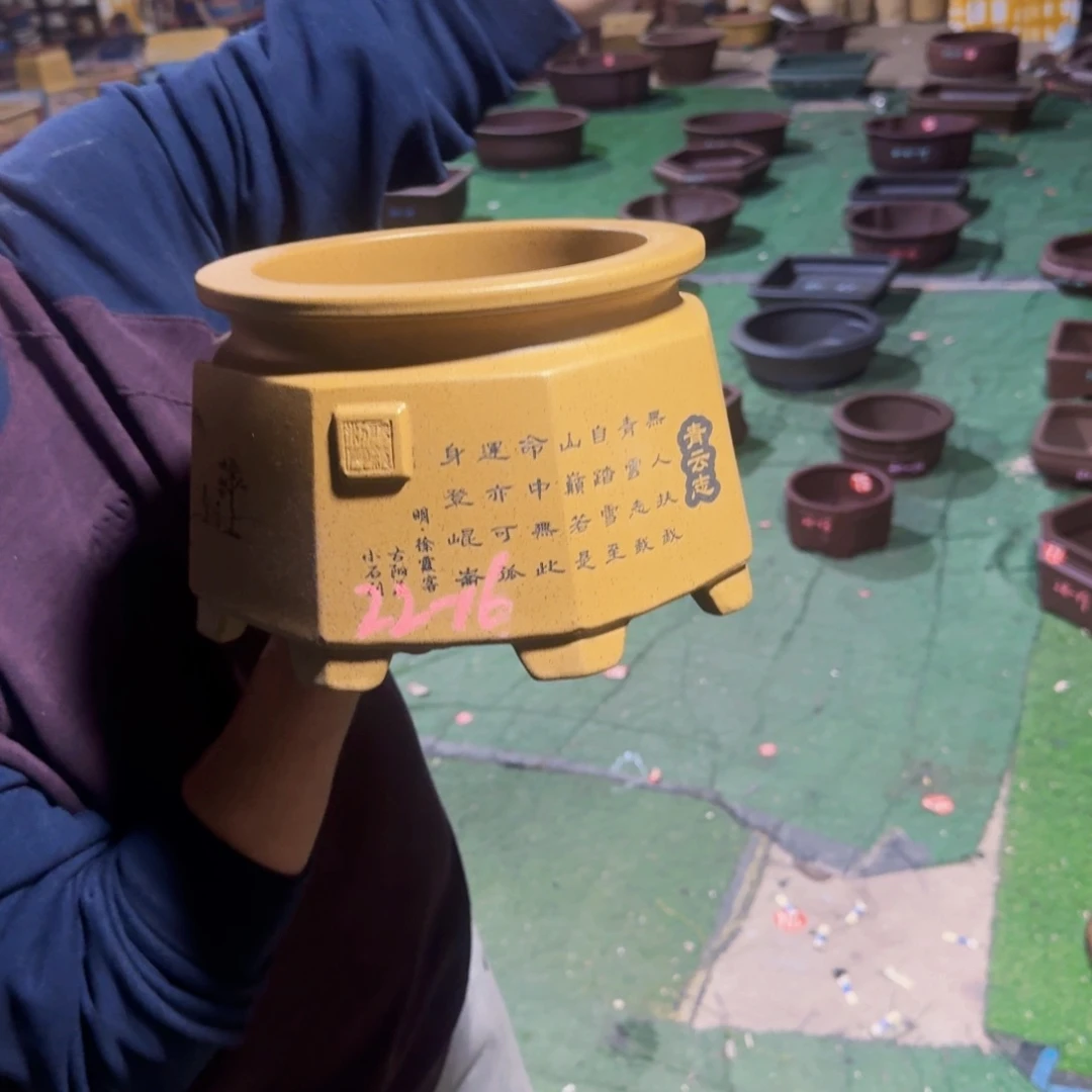 紫砂花盆紫砂花盆