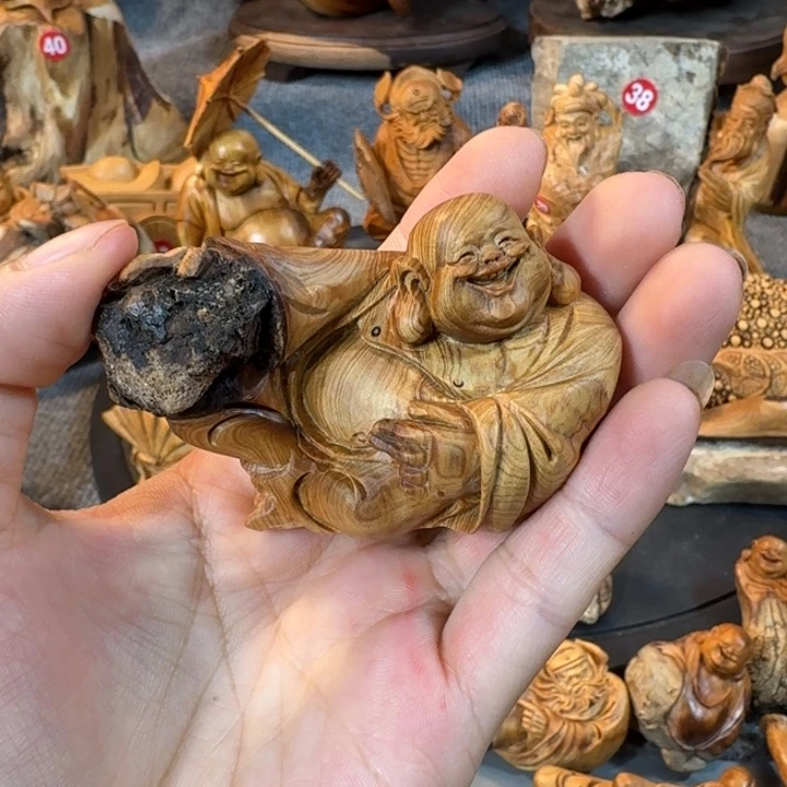 崖柏摆件手把件等