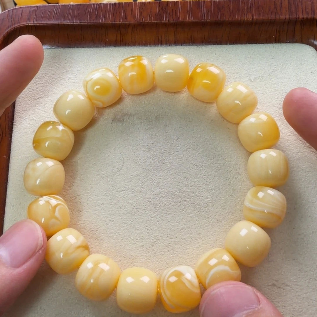 琥珀未镶嵌珠宝奇石13mm同料