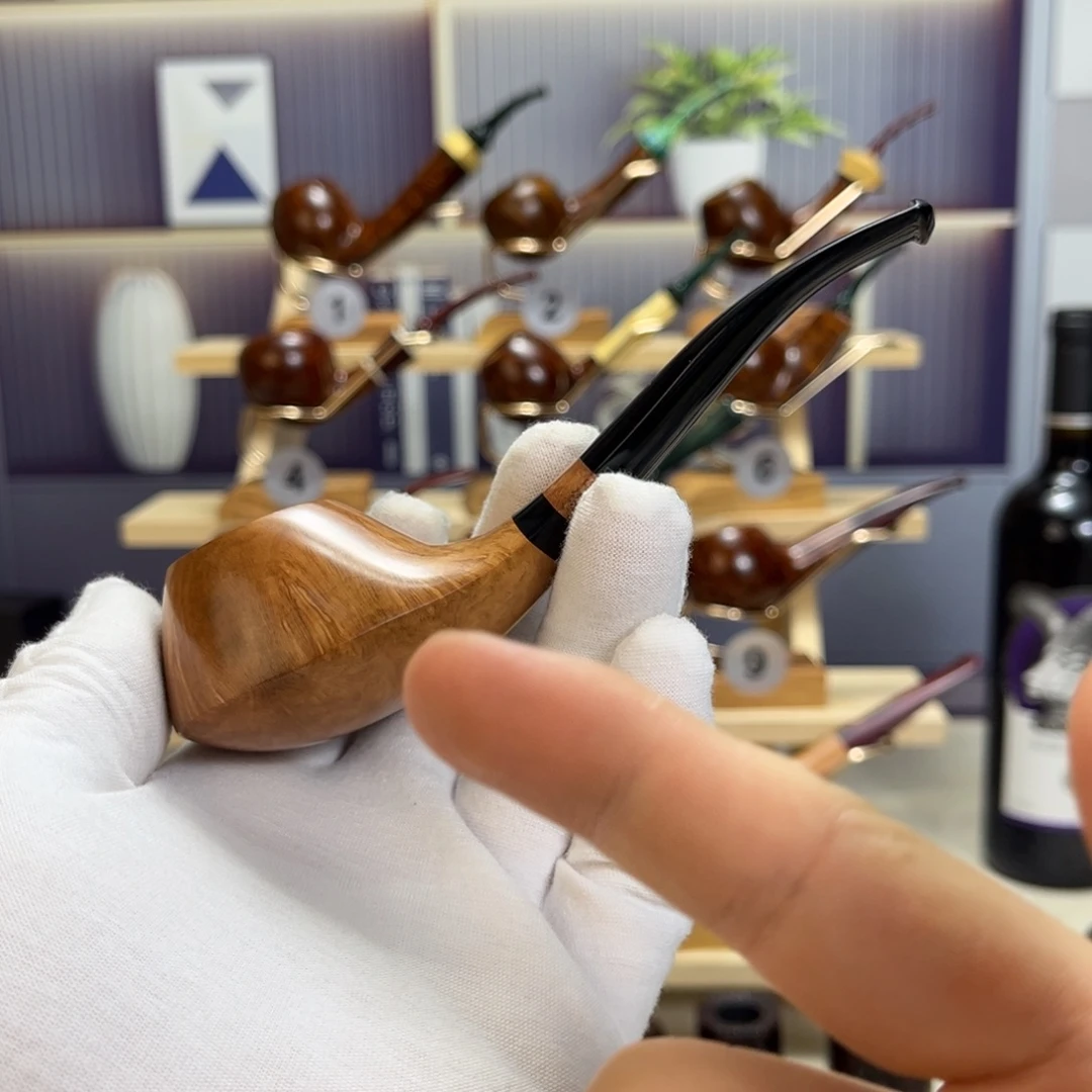 豆***猪石楠木手工斗烟斗