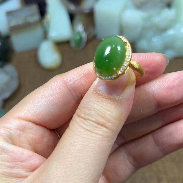 和田玉银S925镶嵌颈饰