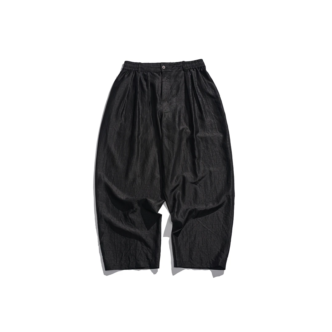 dfsea 金标 非遗香云纱 满分桑蚕丝 黑龟 长裤