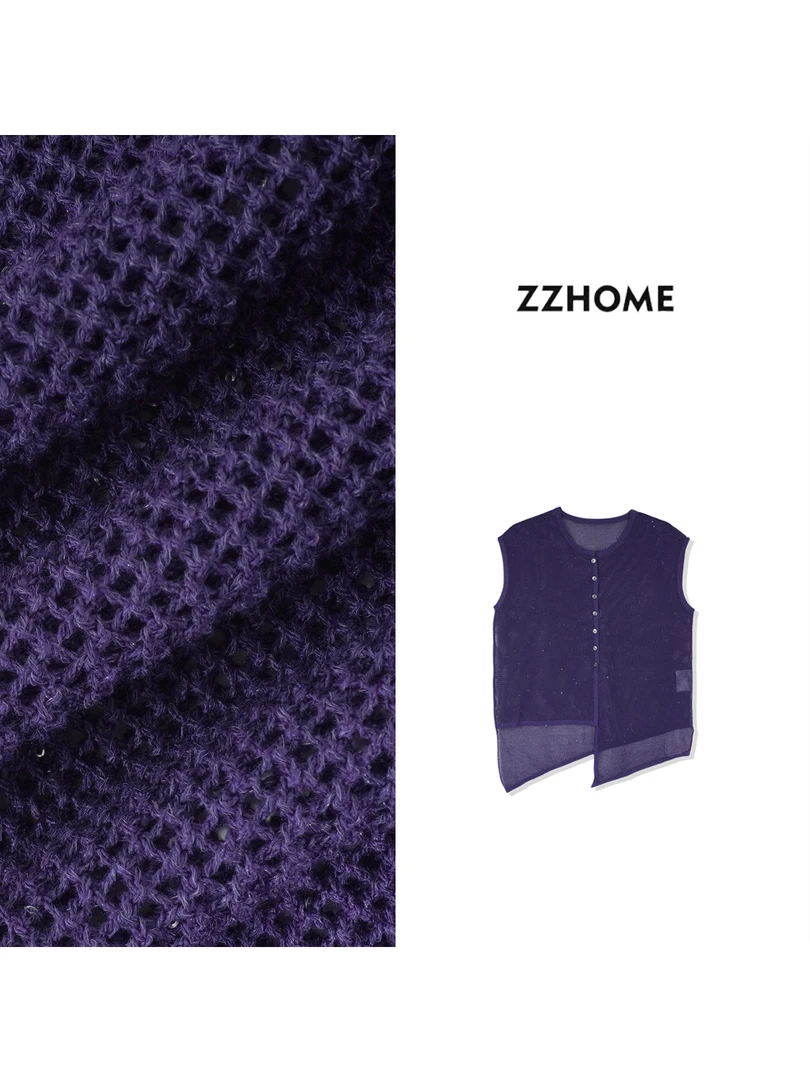 ZOZO HOME ｜织物之美动态优雅不规则精织炎夏珠片上衣q171192p