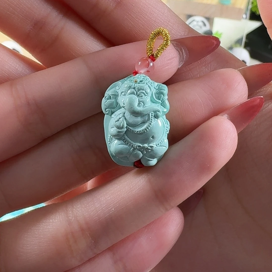 绿松石未镶嵌吊坠(不含链)