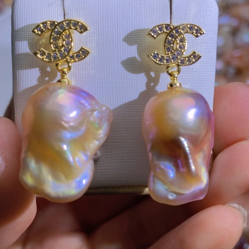 【闪购商品】淡水珍珠天然珍珠（微瑕）合金