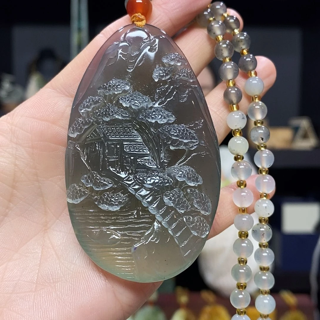岫玉挂件吊坠未镶嵌