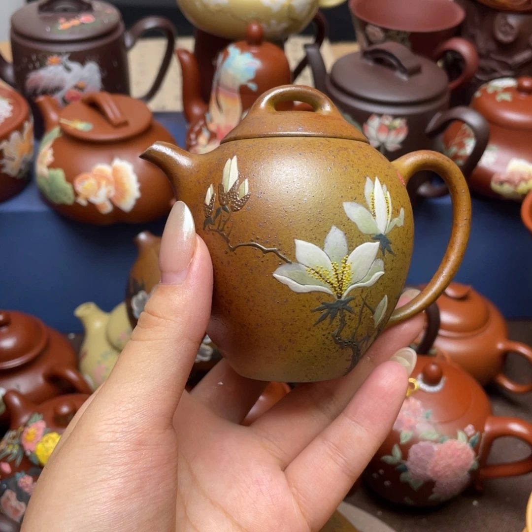 囍***秀茶杯紫砂紫砂主人杯150cc