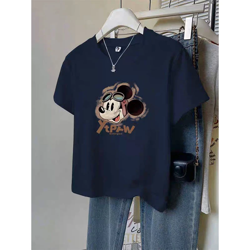 小众爆款常规正肩女t恤短袖夏季新款外穿韩版休闲百搭显瘦打底衫