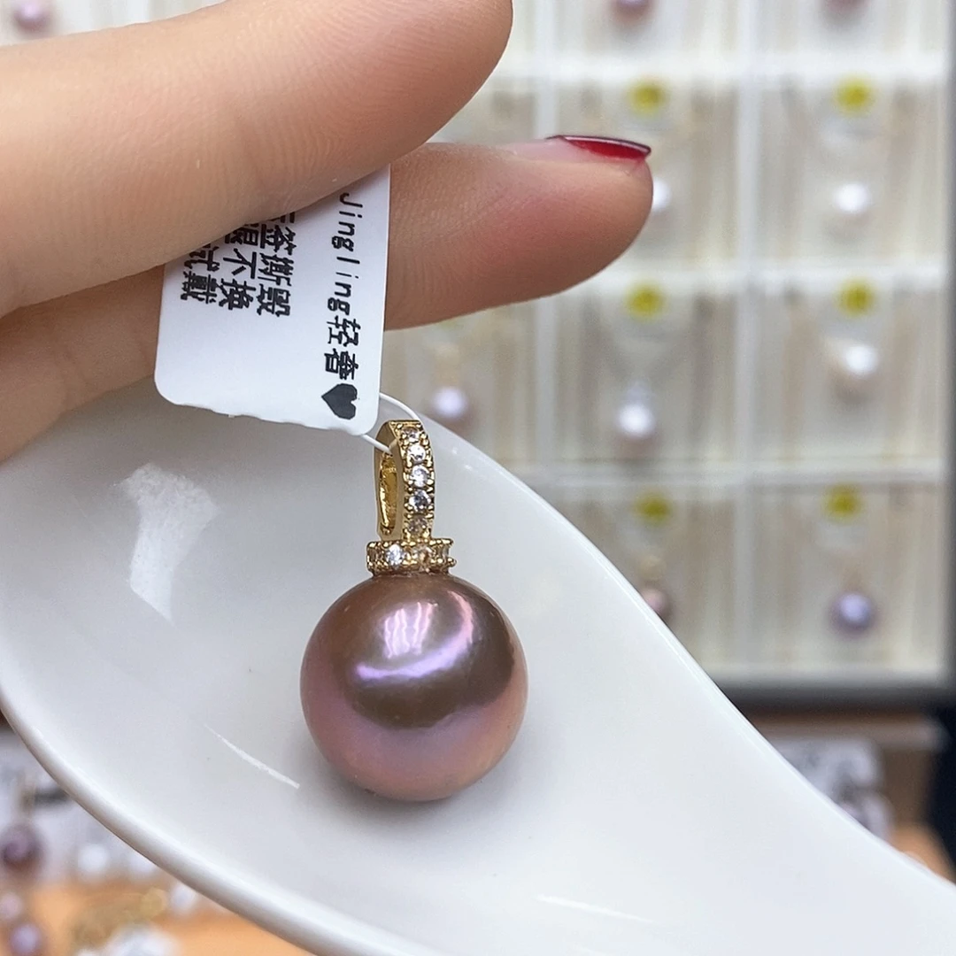 颈饰合金淡水珍珠