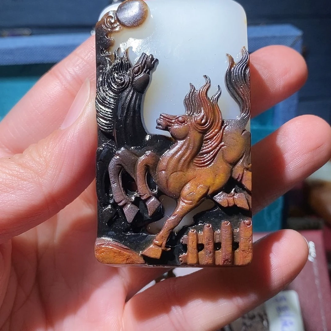 和田玉挂件未镶嵌网****