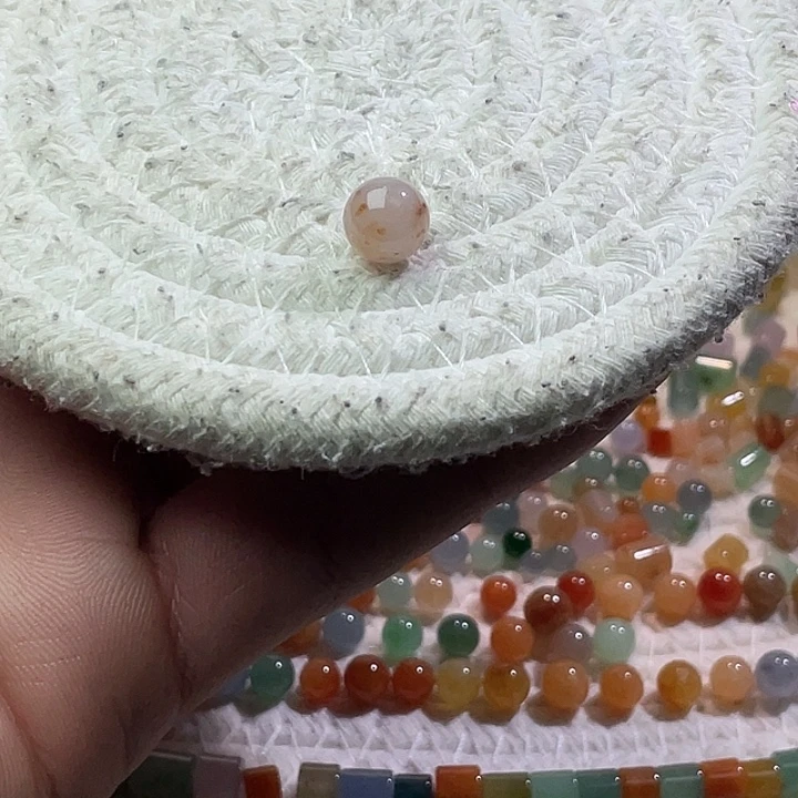 翡翠散珠未镶嵌定制翡翠卡8.9