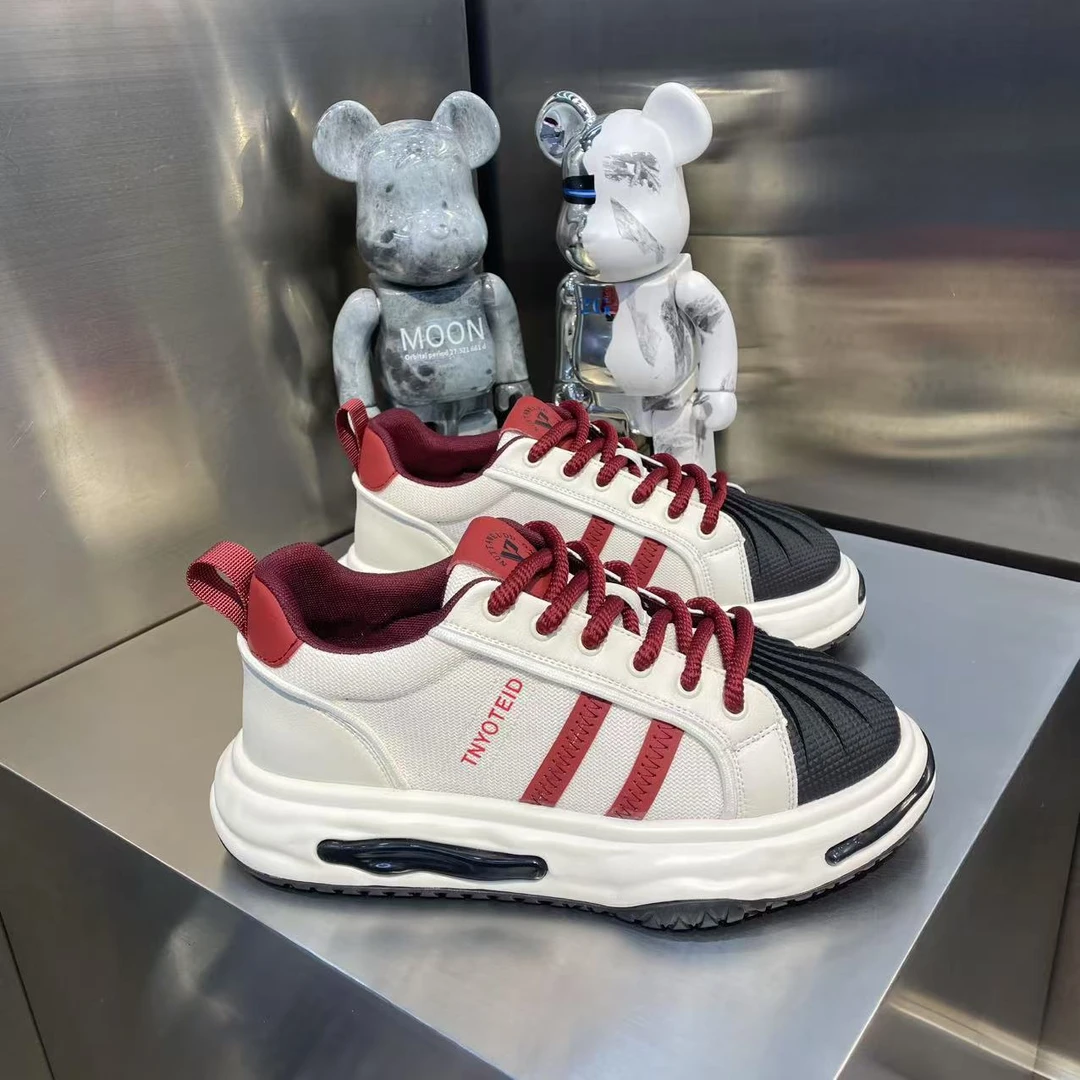 《广州潮品》18-18拼色厚底增高春季中跟休闲时尚潮流运动鞋潮鞋鞋