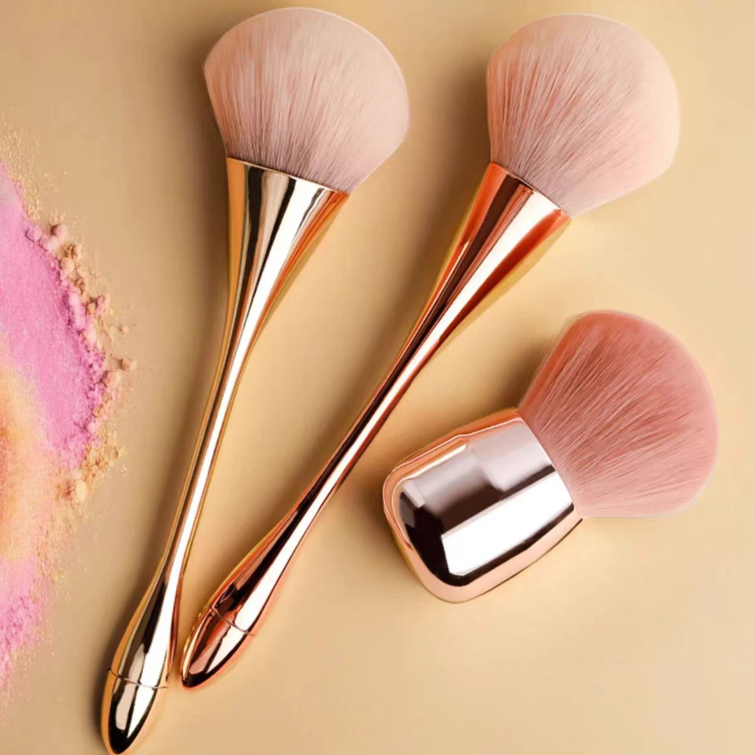 日式小蛮腰软毛散粉刷美甲粉尘刷腮红高光定妆化妆刷