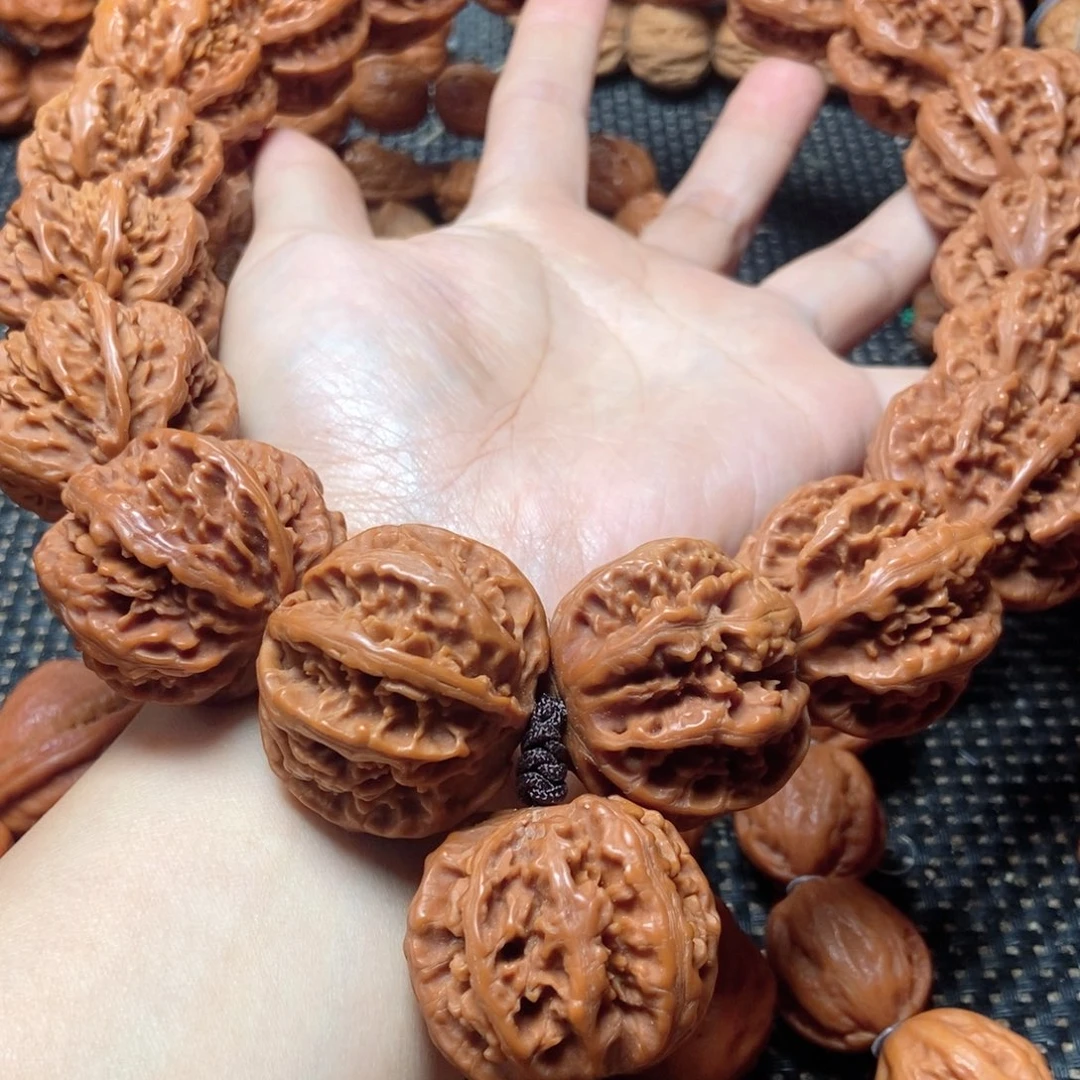 *****文玩核桃手串八棱龙八棱