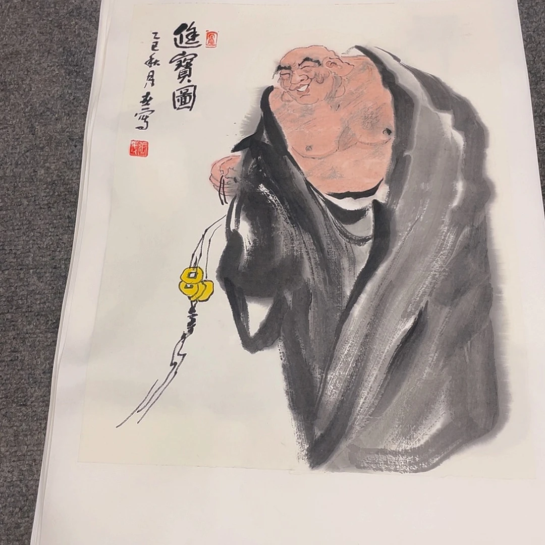 国画1.4平尺纯手绘国画作品