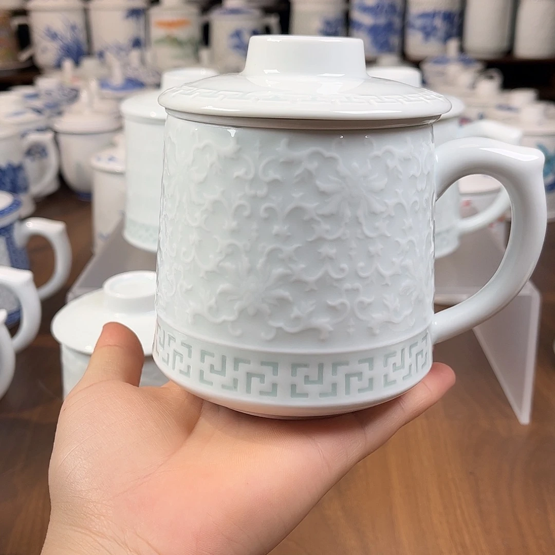 景德镇高温陶瓷家用办公杯