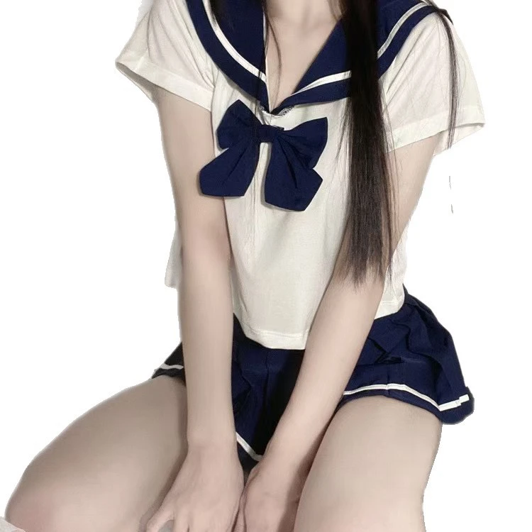性感纯欲风日系甜美少女学生水手服短裙睡衣可外穿
